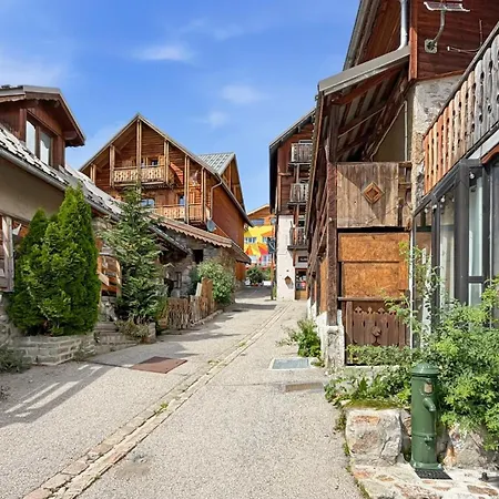 T3 Renove Avec Vue Panoramique Διαμέρισμα Huez